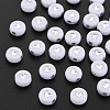Plating Acrylic Beads X-PACR-R242-02-1