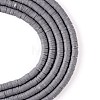Handmade Polymer Clay Beads Strands LS-CLAY-R089-4mm-Q062-2