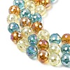 Electroplate Glass Beads Strands EGLA-D300-06-8mm-24-4