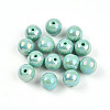 Electroplate Pearlized Glass Pearl Beads EGLA-T021-14C-04-1