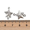 304 Stainless Steel Connector Charms X-STAS-L297-10P-3