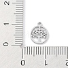 Non-Tarnish 304 Stainless Steel Charms STAS-K286-01D-P-3