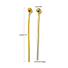 Brass Ball Head pins KK-R020-04G-5