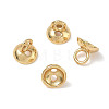 Brass Bead Cap Pendant Bails KK-CBA50B0-25G-1