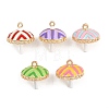Alloy Enamel Pendants FIND-E053-04-1