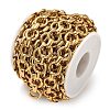 304 Stainless Steel Flat Round Link Chains CHS-Z008-02G-2