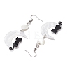 Acrylic Dangle Earrings EJEW-JE06333-01-4