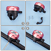 I Love My Bike Alloy Bicycle Bells FIND-WH0117-97A-7