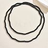 French Style 8MM Round Plastic Imitation Pearl Beaded Long Necklaces for Women EA7399-1-1
