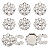 Alloy & Rhinestone Cufflinks FIND-FG0005-66P-03-1