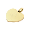 304 Stainless Steel Stamping Blank Tag Pendants STAS-Z126-02G-02-2