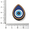 Evil Eye Theme Silicone Beads SL-CBACE28-03D-3