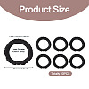 10Pcs Polyester Hair Accessories OHAR-TAD0001-02-4
