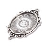 Tibetan Style Alloy Pendant Cabochon Settings FIND-XCP0006-05AS-2