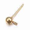 304 Stainless Steel Stud Earring Findings LS-X-STAS-G137-17G-2