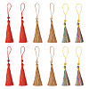 24Pcs 3 Colors Polyester Tassel Decorations OCOR-TADJ0007-01E-1