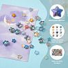 210Pcs 12 Style Electroplate Glass Beads EGLA-SW0001-03-18