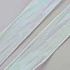 10 Yards Polyester Iridescent Lace Ribbon OCOR-WH20001-12G-1