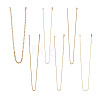 304 Stainless Steel Chain Necklaces NJEW-TA0001-11G-17