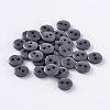 2-Hole Flat Round Resin Sewing Buttons for Costume Design BUTT-E119-24L-01-1