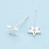 925 Sterling Silver Stud Earrings STER-N017-12B-S-3