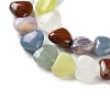 Natural Quartz Crystal & Red Jasper & Green Aventurine & Blue Aventurine & Lepidolite & Amethyst & Lemon Jade Beads Strands G-B022-39B-4