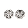 Tibetan Style Alloy Bead Caps PALLOY-A024-04AS-1-1