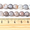Natural Grey Botswana Agate Beads Strands G-C179-A50-03-5