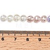 Electroplate Glass Beads Strands EGLA-D300-06-6mm-03-4
