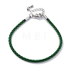 Polyester Cord Braided Bracelet Makings MAK-Z003-01P-21-1