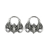 Bat 316 Surgical Stainless Steel Hoop Earrings X-EJEW-G416-31AS-4