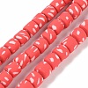 Handmade Polymer Clay Beads Strand CLAY-Z002-01R-1