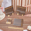 Walnut Wood & Acrylic A6 Table Sign Holder AJEW-WH0696-757-3