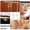 12Pcs Religion Alloy Crystal Rhinestone Connector Charms FIND-PH0038-15S-5
