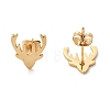 304 Stainless Steel Stud Earrings EJEW-I317-03G-4