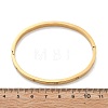 304 Stainless Steel Rhinestone Bangles for Women BJEW-Z092-05G-5