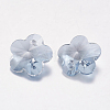 Faceted Glass Rhinestone Charms RGLA-F055-8x8-001BS-2