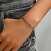 Stainless Steel Braided Chain Bracelet SA4050-2-1