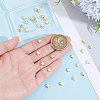 50Pcs Brass Beads KK-BBC0027-41B-3