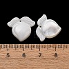 Natural White Shell Carved Fruit Pendants SHEL-G024-07-3