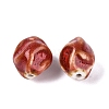Vintage Handmade Porcelain Wrinkle Beads PORC-Q006-09A-2