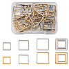 Craftdady 60Pcs 6 Style 304 Stainless Steel Linking Ring STAS-CD0001-24-2