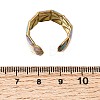 304 Stainless Steel Enamel Wide Cuff Open Rings for Women SA-K003-03A-G-3