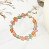 Natural Mixed Gemstone & Non-magnetic Synthetic Hematite Beaded Bracelets for Women BJEW-JB13902-1