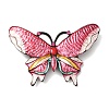Butterfly Alloy Enamel & Rhinestone Brooches AL-CBABC7F-01EB-01-1