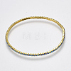 Brass Claw Chain Stretch Bracelets BJEW-T010-03G-07-2