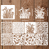 Large Plastic Reusable Drawing Painting Stencils Templates DIY-WH0172-941-2
