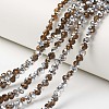 Electroplate Transparent Glass Beads Strands LS-EGLA-A034-T6mm-M20-1