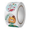 Round Paper Self-Adhesive Reward Sticker Rolls X-PW-WG29604-01-5