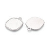 304 Stainless Steel Pendant Cabochon Settings STAS-N108-70P-2